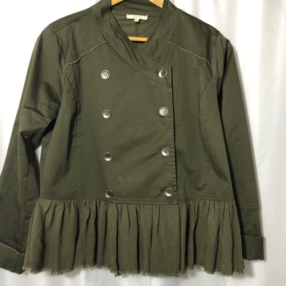 Mystree olive green jacket medium